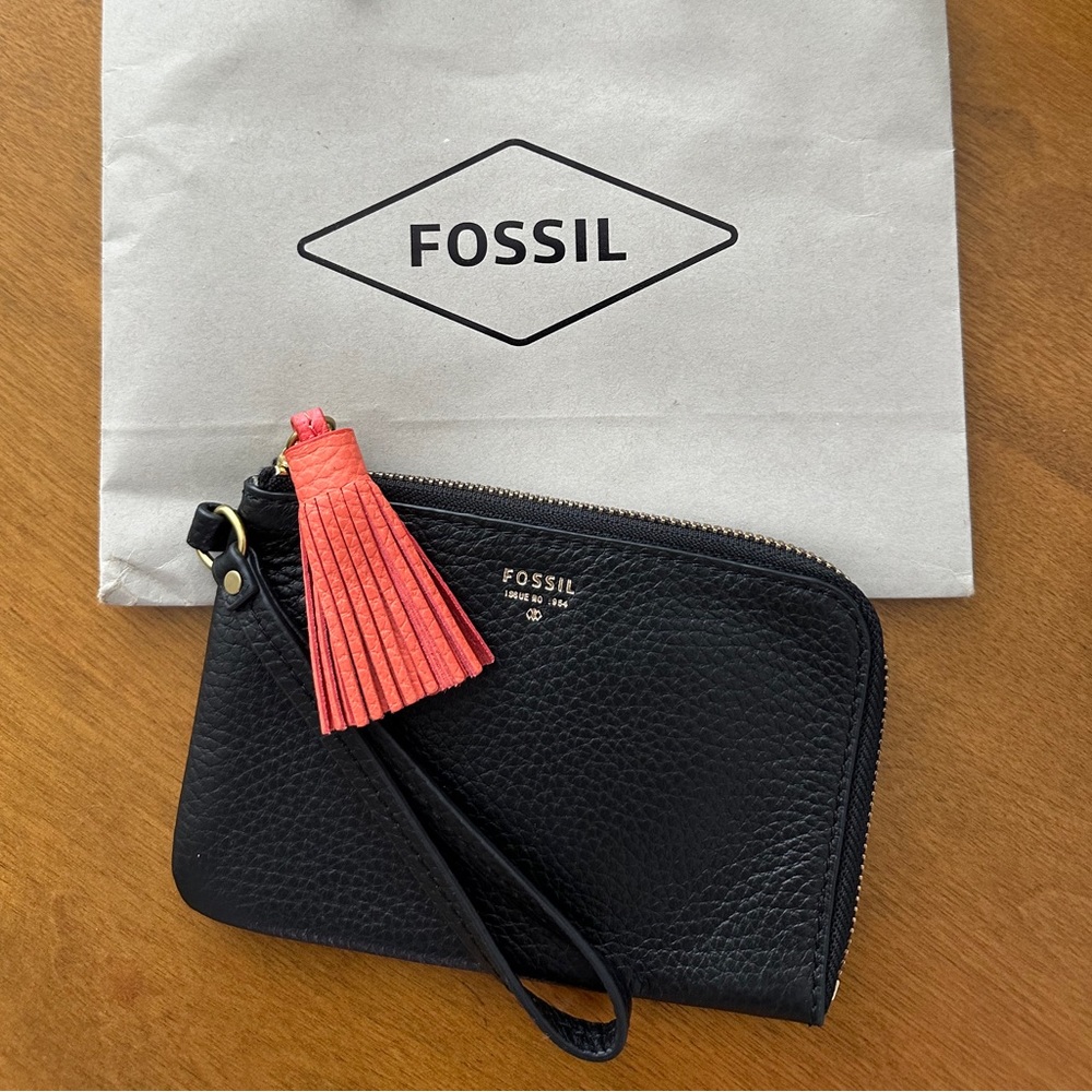 Fossil leather wallet